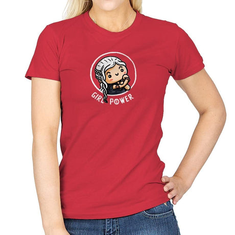 Girl Power Dany - Womens T-Shirts RIPT Apparel Small / Red