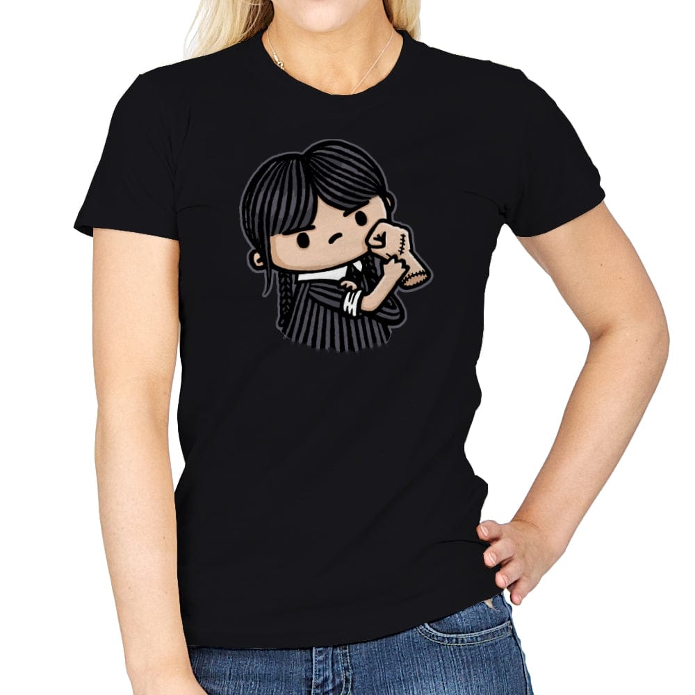 Girl Power-Wednesday - Womens T-Shirts RIPT Apparel Small / Black