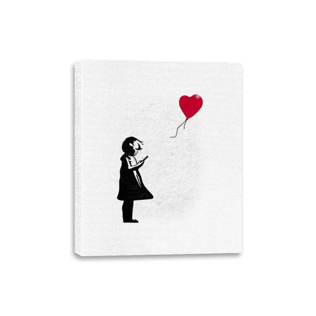 Girl with Phone! - Canvas Wraps Canvas Wraps RIPT Apparel 8x10 / White