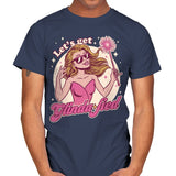 Glamour Pink Witch - Mens T-Shirts RIPT Apparel Small / Navy