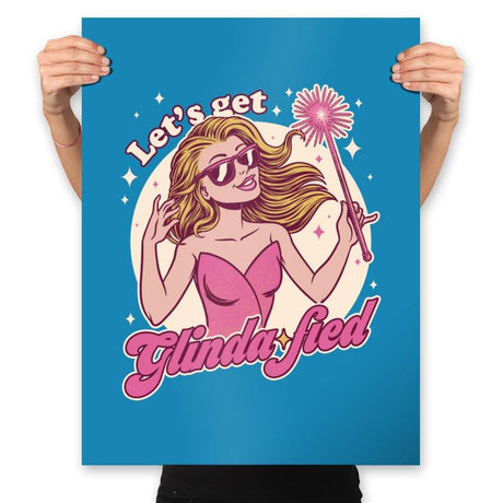 Glamour Pink Witch - Prints Posters RIPT Apparel 18x24 / Sapphire