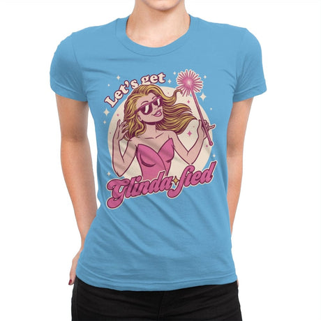 Glamour Pink Witch - Womens Premium T-Shirts RIPT Apparel Small / Turquoise