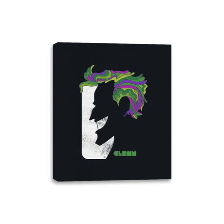 Glaser Clown - Canvas Wraps Canvas Wraps RIPT Apparel 8x10 / Black