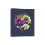 Glitch Wave - Canvas Wraps Canvas Wraps RIPT Apparel 8x10 / Navy