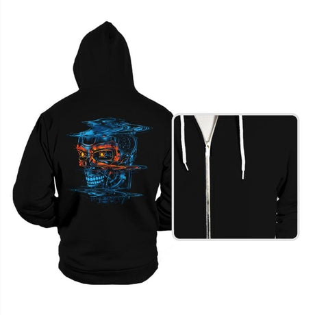 Glitchy Future - Hoodies Hoodies RIPT Apparel Small / Black