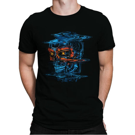 Glitchy Future - Mens Premium T-Shirts RIPT Apparel Small / Black