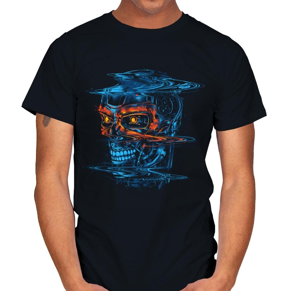 Glitchy Future - Mens T-Shirts RIPT Apparel Small / Black