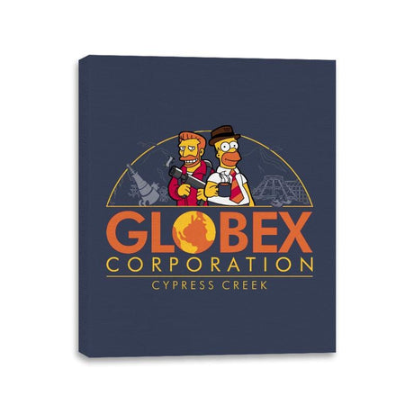 Globex Corp - Canvas Wraps Canvas Wraps RIPT Apparel 11x14 / Navy