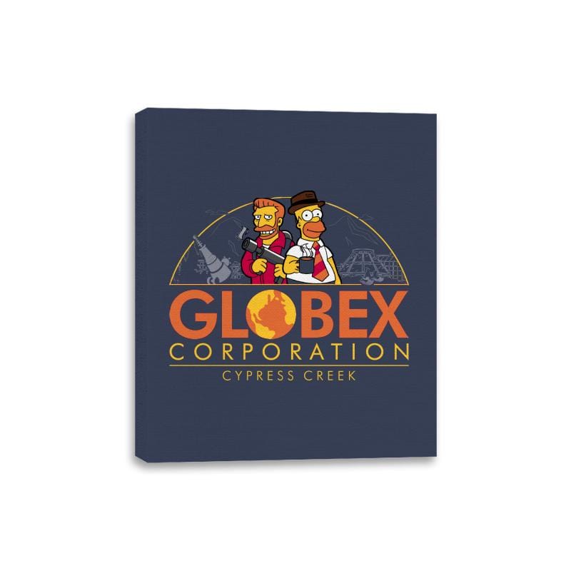 Globex Corp - Canvas Wraps Canvas Wraps RIPT Apparel 8x10 / Navy