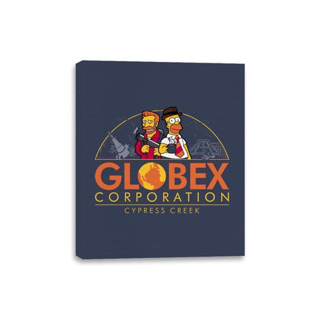 Globex Corp - Canvas Wraps Canvas Wraps RIPT Apparel 8x10 / Navy