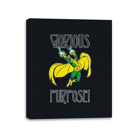 Glorious Purpose - Canvas Wraps Canvas Wraps RIPT Apparel 11x14 / Black