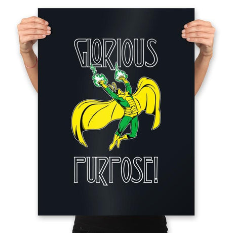 Glorious Purpose - Prints Posters RIPT Apparel 18x24 / Black