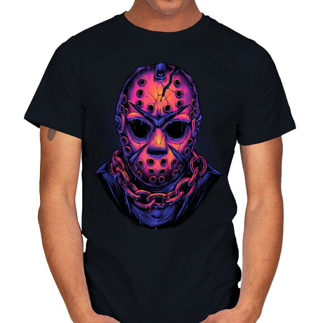 Glowing Camper - Mens T-Shirts RIPT Apparel Small / Black