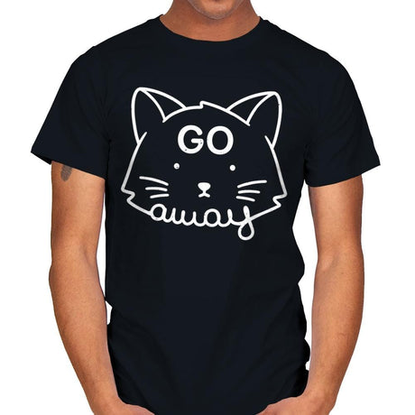 Go Away - Mens T-Shirts RIPT Apparel Small / Black