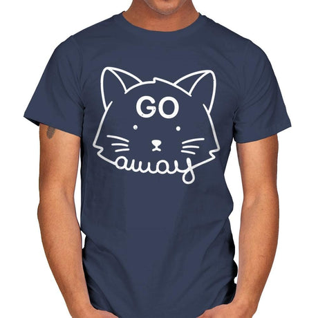 Go Away - Mens T-Shirts RIPT Apparel Small / Navy