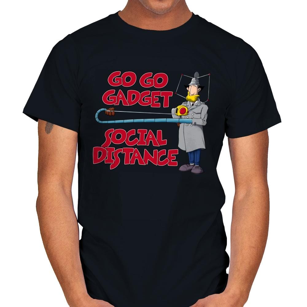 Go Go Social Distance - Mens T-Shirts RIPT Apparel Small / Black