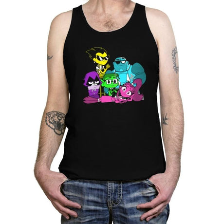 Go Teens Club - Tanktop Tanktop RIPT Apparel X-Small / Black