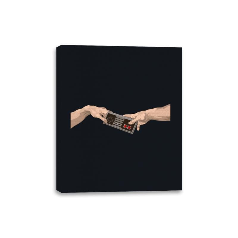 God Mode - Canvas Wraps Canvas Wraps RIPT Apparel 8x10 / Black