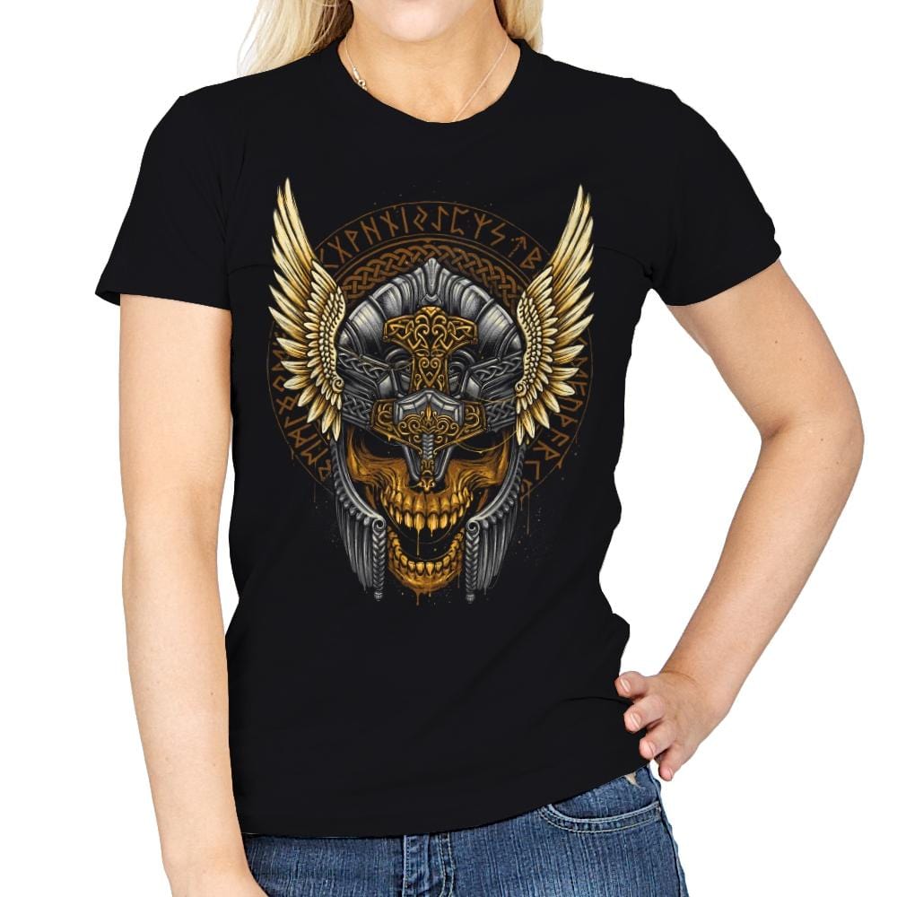 God of Thunder - Womens T-Shirts RIPT Apparel Small / Black