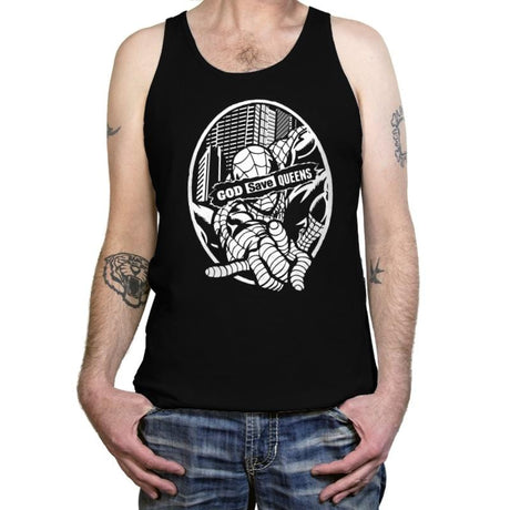 GOD SAVE QUEENS - Tanktop Tanktop RIPT Apparel X-Small / Black