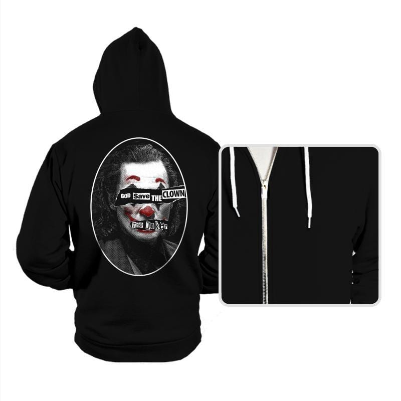 God Save The Clown - Hoodies Hoodies RIPT Apparel Small / Black