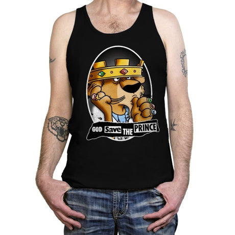 God save the Prince - Tanktop Tanktop RIPT Apparel X-Small / Black