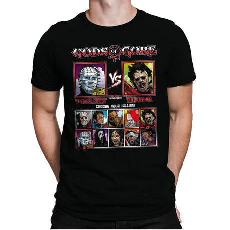 Gods of Gore - Mens Premium T-Shirts RIPT Apparel Small / Black