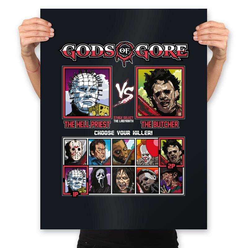 Gods of Gore - Prints Posters RIPT Apparel 18x24 / Black