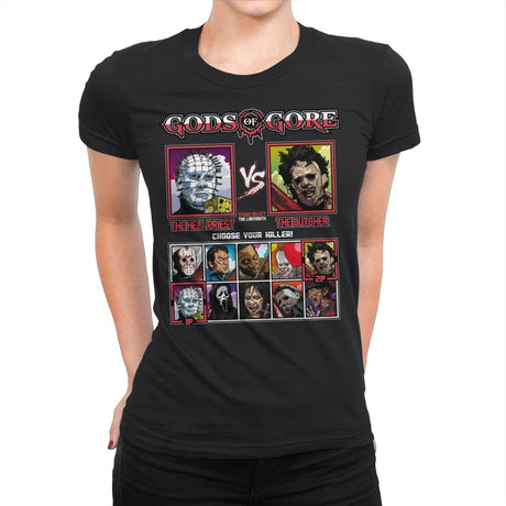 Gods of Gore - Womens Premium T-Shirts RIPT Apparel Small / Black