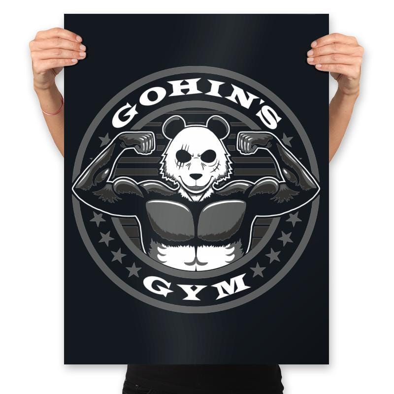 Gohin's Gym - Prints Posters RIPT Apparel 18x24 / Black