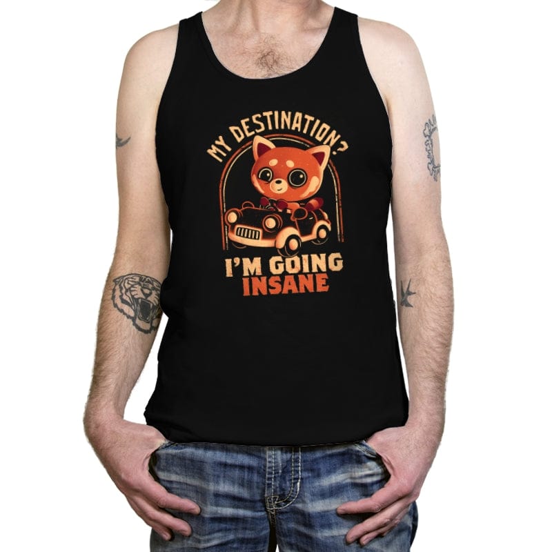 Going Insane - Tanktop Tanktop RIPT Apparel X-Small / Black