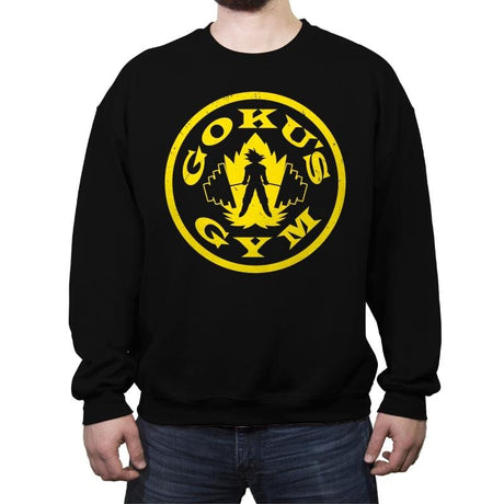 Goku's Gym - Crew Neck Sweatshirt Crew Neck Sweatshirt RIPT Apparel