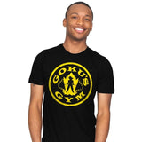 Goku's Gym - Mens T-Shirts RIPT Apparel Small / Black