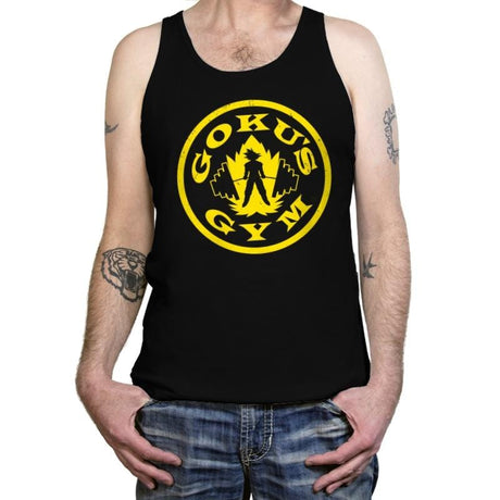 Goku's Gym - Tanktop Tanktop RIPT Apparel X-Small / Black