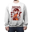 Gokumation - Crew Neck Sweatshirt Crew Neck Sweatshirt RIPT Apparel Small / White