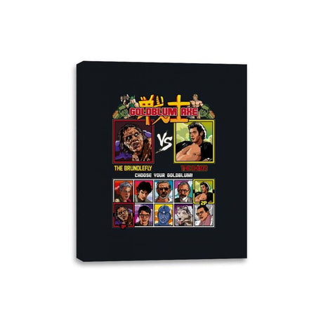 Goldblum Axe - Retro Fighter Series - Canvas Wraps Canvas Wraps RIPT Apparel 8x10 / Black