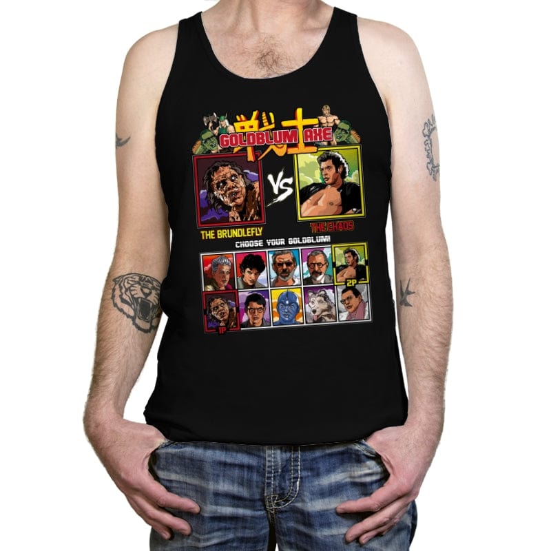 Goldblum Axe - Retro Fighter Series - Tanktop Tanktop RIPT Apparel X-Small / Black