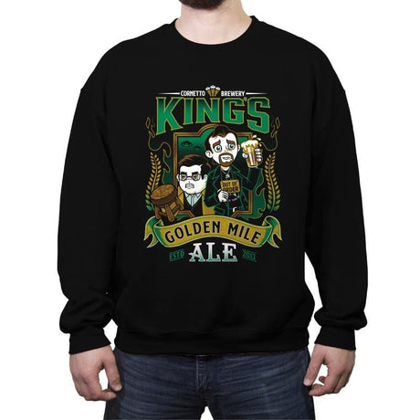 Golden Mile Ale - Crew Neck Sweatshirt Crew Neck Sweatshirt RIPT Apparel