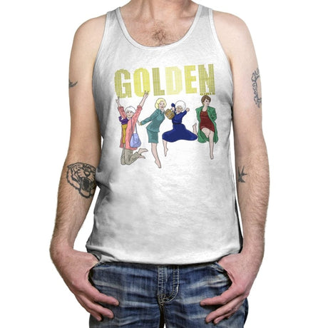 Golden - Tanktop Tanktop RIPT Apparel X-Small / White