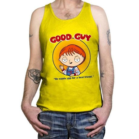 Good Guy - Tanktop Tanktop RIPT Apparel X-Small / Neon Yellow