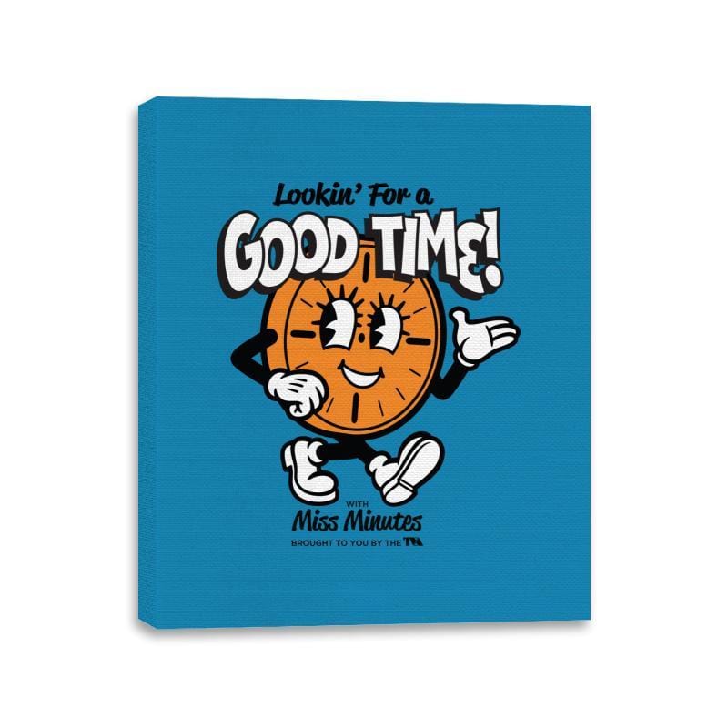 Good Time - Canvas Wraps Canvas Wraps RIPT Apparel 11x14 / Sapphire