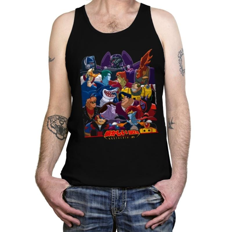 Good vs Evil 90's - Tanktop Tanktop RIPT Apparel X-Small / Black