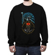 Good Vs Evil - Crew Neck Sweatshirt Crew Neck Sweatshirt RIPT Apparel Small / Black