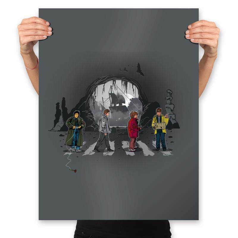 Goonie Trails - Prints Posters RIPT Apparel 18x24 / Charcoal