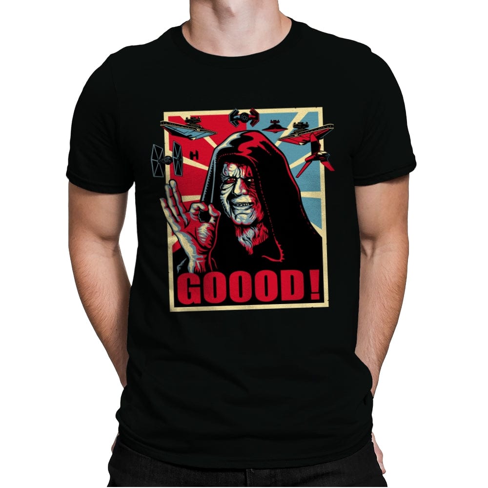 Goood! - Mens Premium T-Shirts RIPT Apparel Small / Black