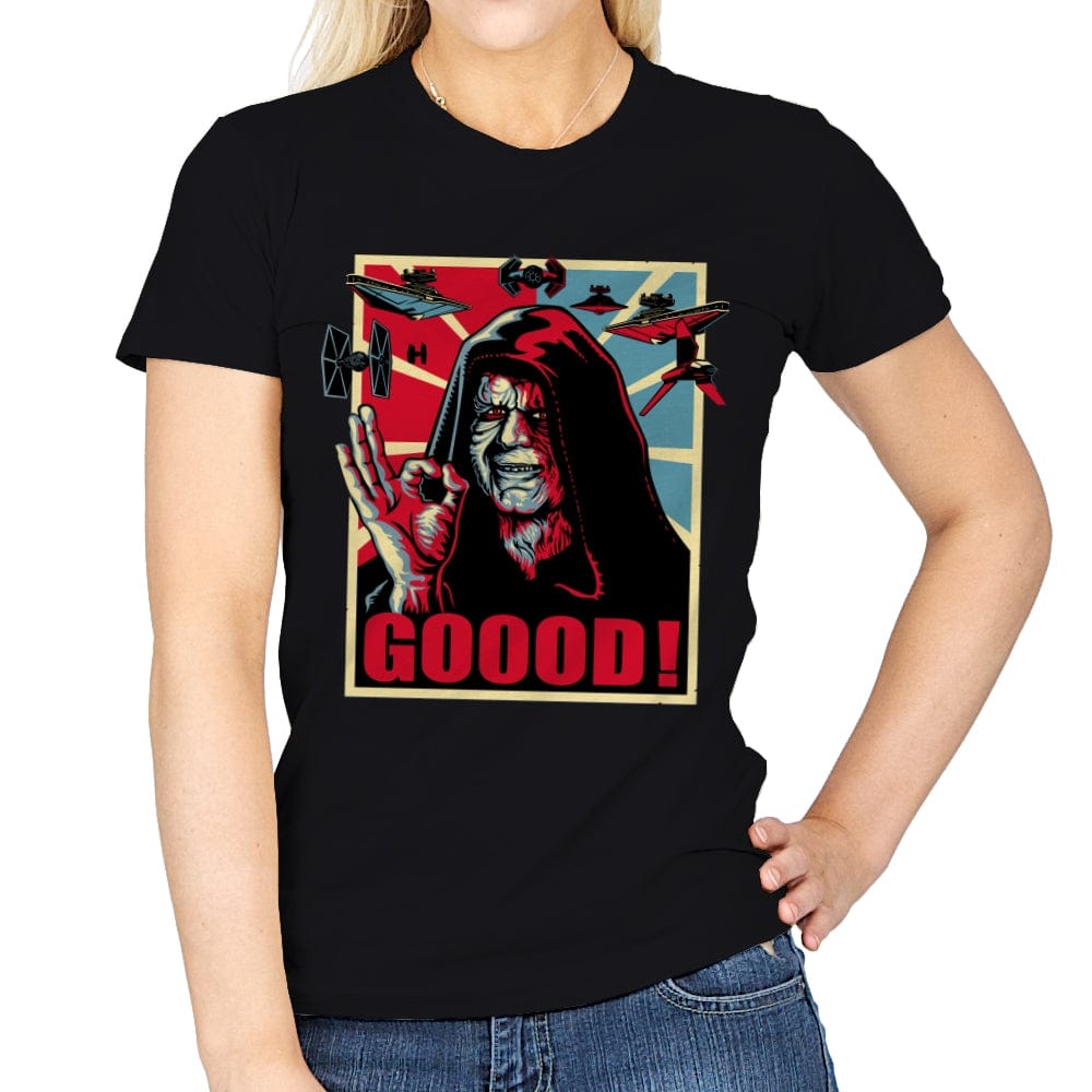 Goood! - Womens T-Shirts RIPT Apparel Small / Black