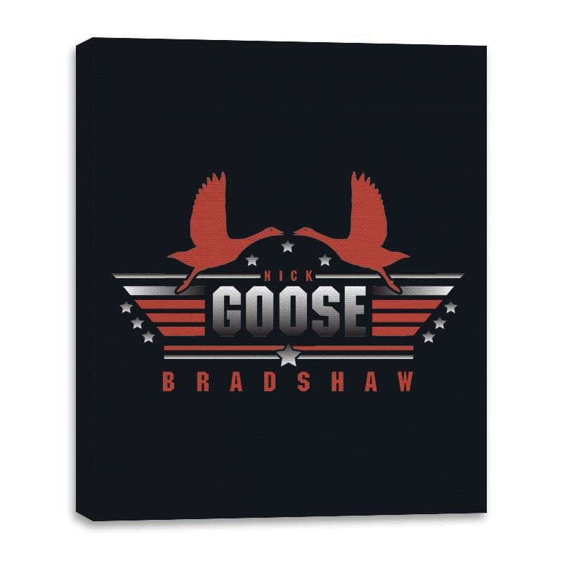 Goose - Canvas Wraps Canvas Wraps RIPT Apparel 16x20 / Black