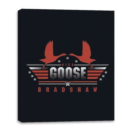 Goose - Canvas Wraps Canvas Wraps RIPT Apparel 16x20 / Black