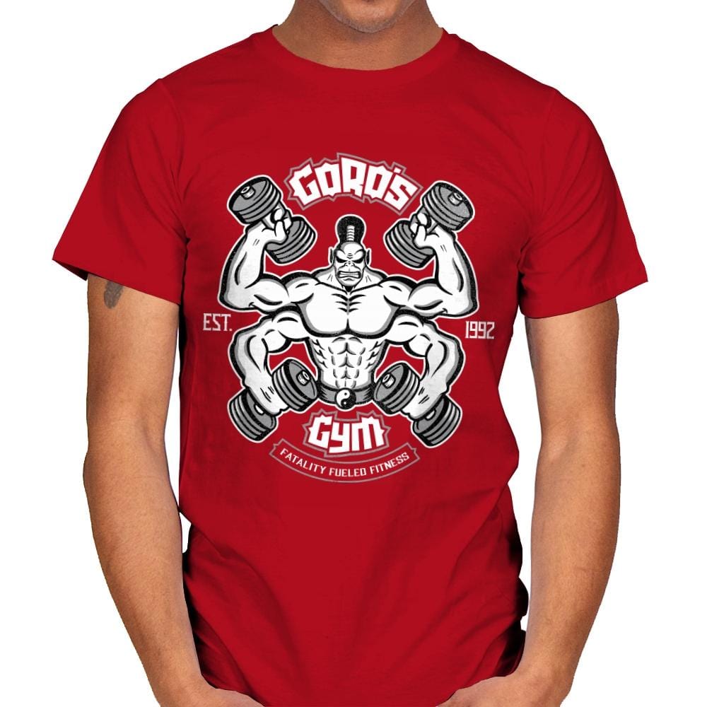 Goro's Gym 1992 - Mens T-Shirts RIPT Apparel Small / Red