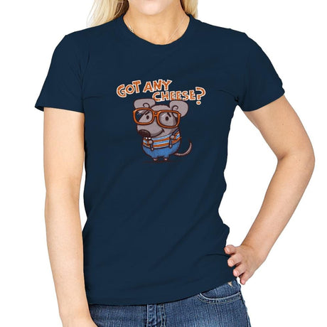 Got Any Cheese? - Womens T-Shirts RIPT Apparel Small / Navy